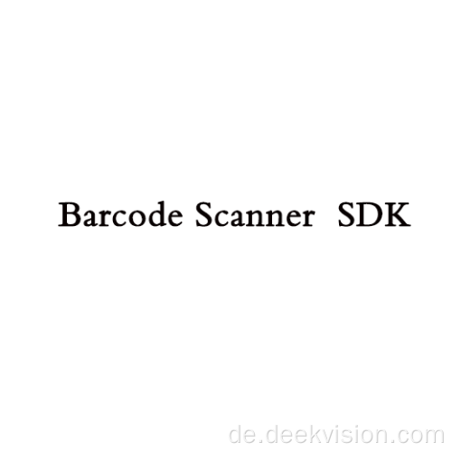 Barcode Scanner SDK für Android